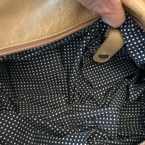 Bo Bo bags LA Y2K genuine leather handbag vintage tan - Picture 8 of 9